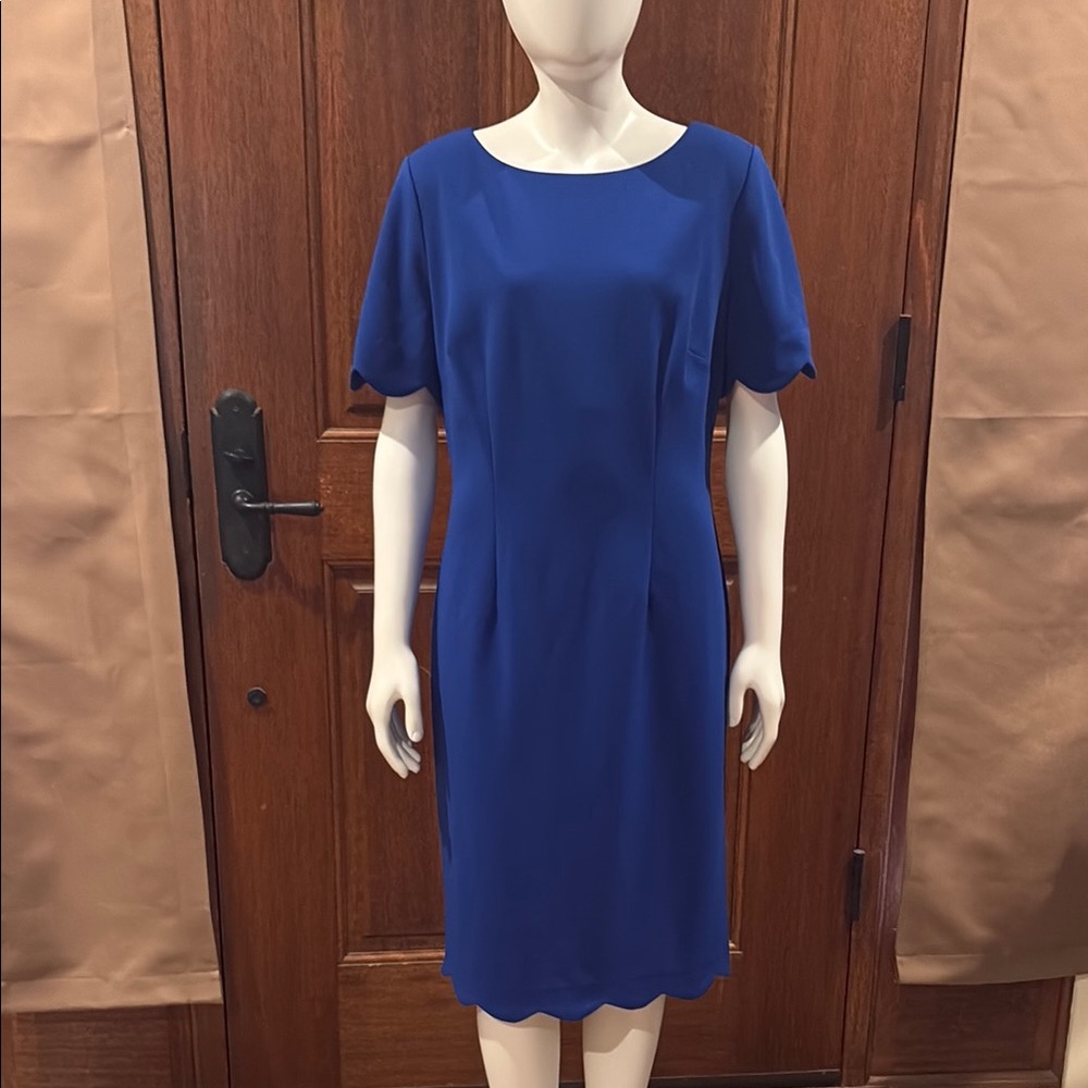 Glamour Royal Blue Midi Dress